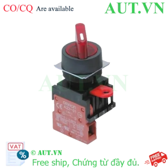 Ảnh của Công tắc nút nhấn Omron A22W-2AR-T1-01