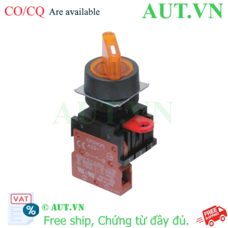 Ảnh của Công tắc nút nhấn Omron A22W-2AY-12A-01