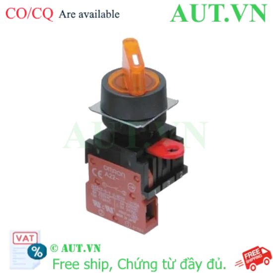 Ảnh của Công tắc nút nhấn Omron A22W-2AY-12A-01