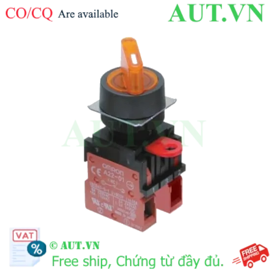 Ảnh của Công tắc nút nhấn Omron A22W-2AY-24A-02