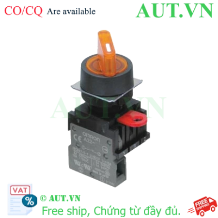 Ảnh của Công tắc nút nhấn Omron A22W-2AY-24A-10