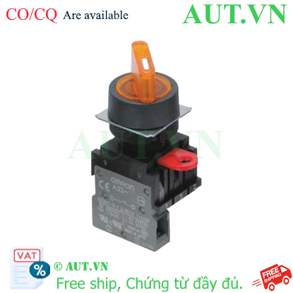 Ảnh của Công tắc nút nhấn Omron A22W-2AY-T2-10