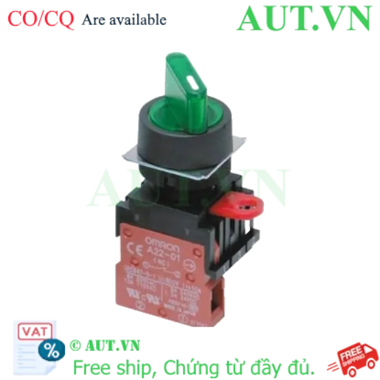 Ảnh của Công tắc nút nhấn Omron A22W-2MG-24A-01