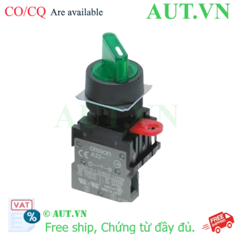 Ảnh của Công tắc nút nhấn Omron A22W-2MG-6A-10