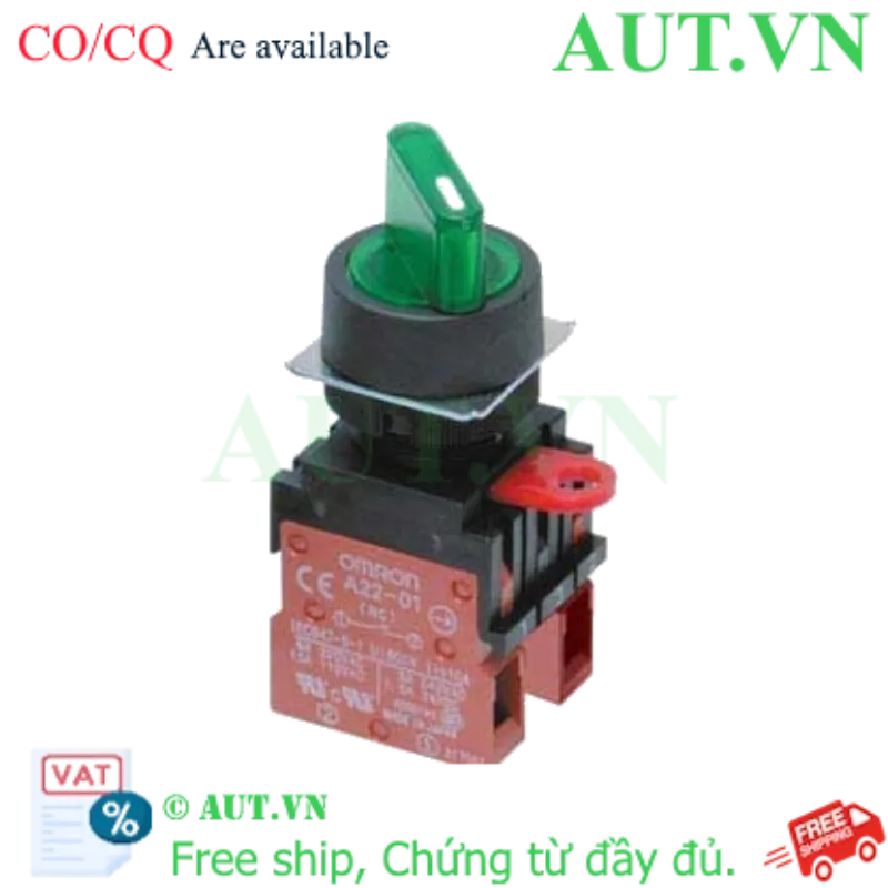 Ảnh của Công tắc nút nhấn Omron A22W-2MG-T2-02