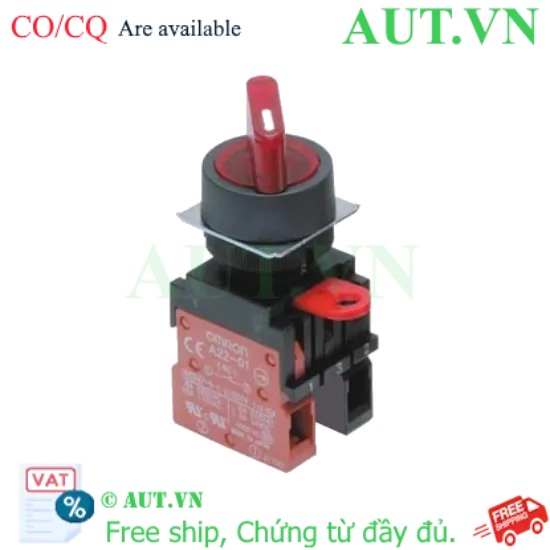 Ảnh của Công tắc nút nhấn Omron A22W-2MR-6A-11