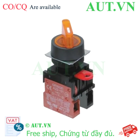 Ảnh của Công tắc nút nhấn Omron A22W-3MY-T2-11