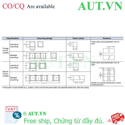 Ảnh của Công tắc nút nhấn Omron A3SA-90A1-05EG