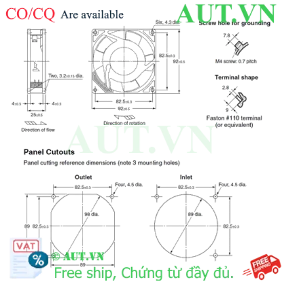 Ảnh của Quạt thông gió Omron R87F-A4A93HP