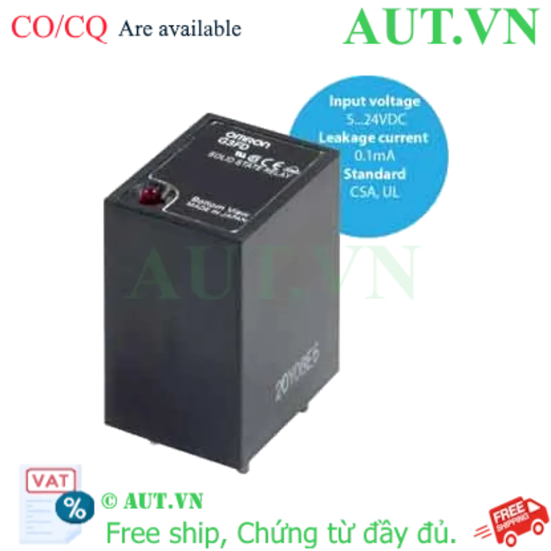 Ảnh của Relay bán dẫn Omron G3FD-102SN DC5-24