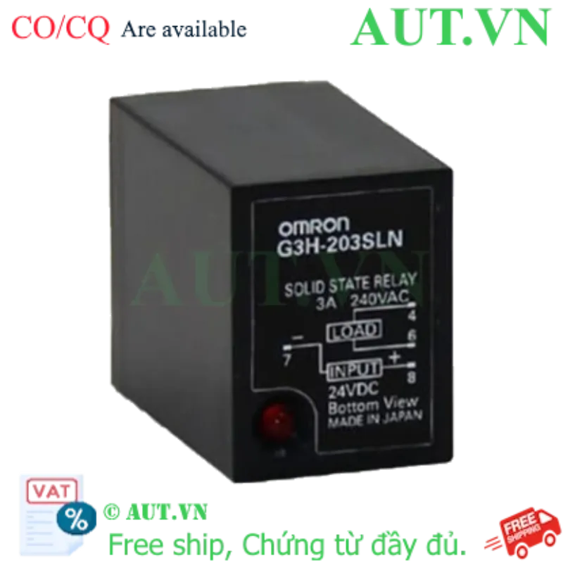 Ảnh của Relay bán dẫn Omron G3H-203SL DC24