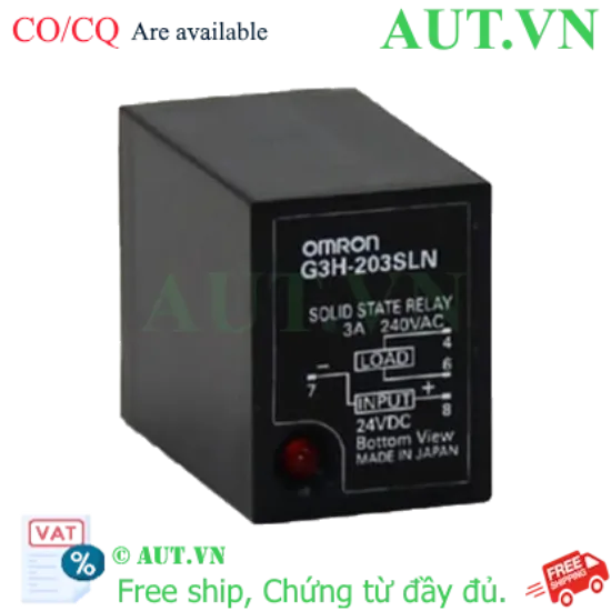 Ảnh của Relay bán dẫn Omron G3H-203SLN DC24