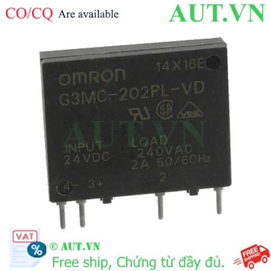 Ảnh của Relay bán dẫn Omron G3MC-202PL-VD DC24