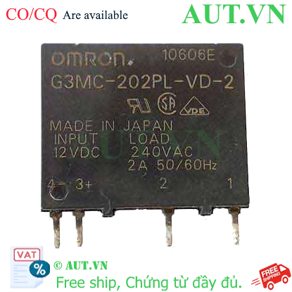 Ảnh của Relay bán dẫn Omron G3MC-202PL-VD-2 DC12