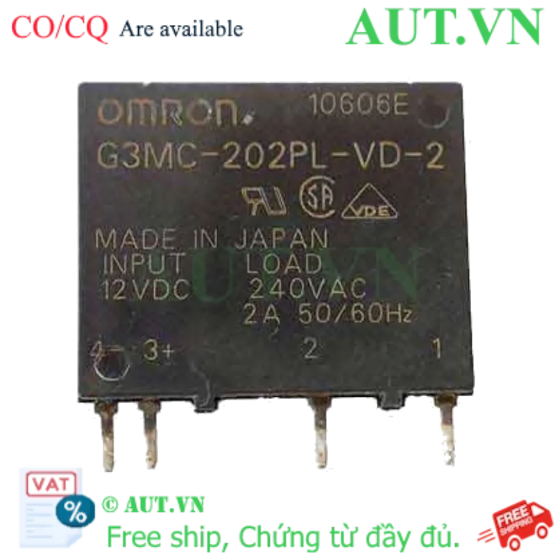 Ảnh của Relay bán dẫn Omron G3MC-202PL-VD-2 DC12