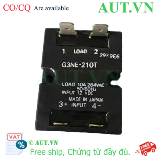 Ảnh của Relay bán dẫn Omron G3NE-210T DC12