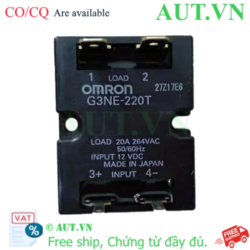 Ảnh của Relay bán dẫn Omron G3NE-220T DC12