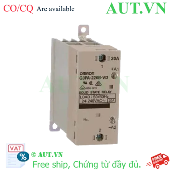 Ảnh của Relay bán dẫn Omron G3PA-220B-VD DC5-24