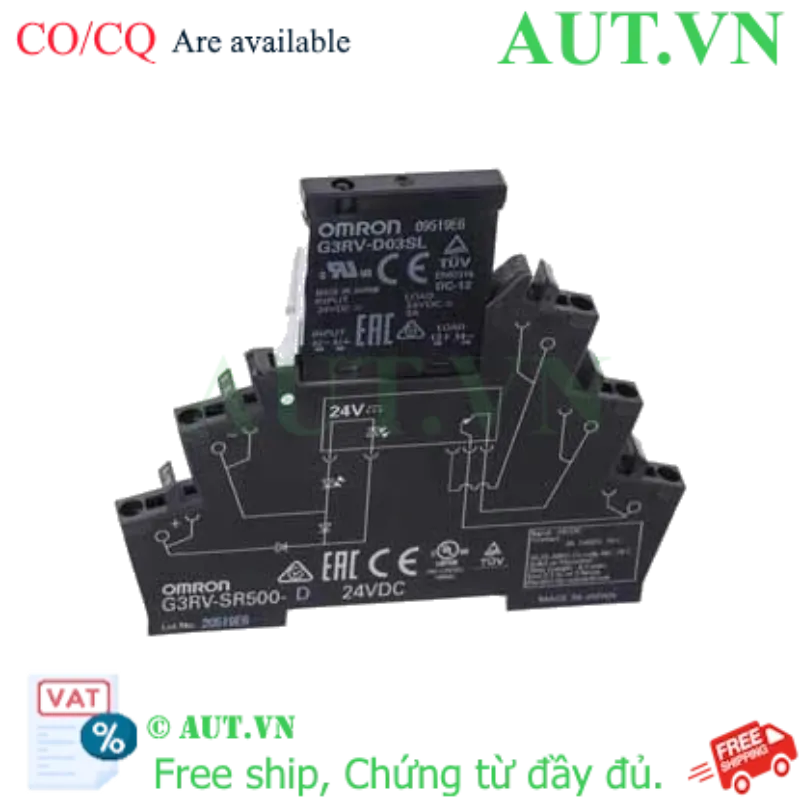 Ảnh của Relay bán dẫn Omron G3RV-SR500-D DC24