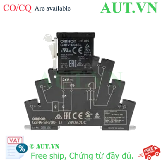 Ảnh của Relay bán dẫn Omron G3RV-SR700-D AC/DC24