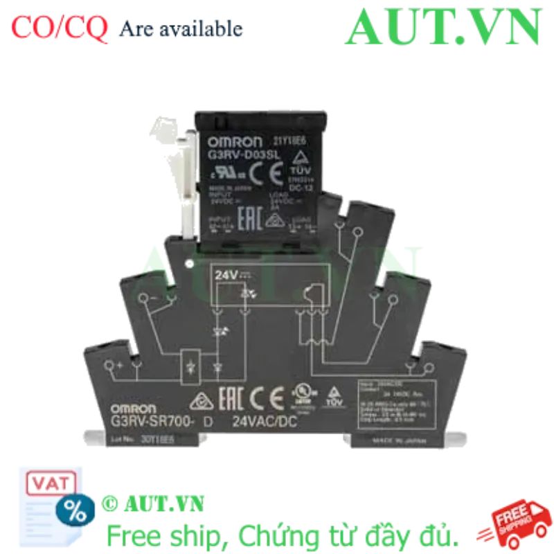 Ảnh của Relay bán dẫn Omron G3RV-SR700-D AC/DC24