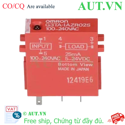 Ảnh của Relay bán dẫn Omron G3TA-IAZR02S AC100-240