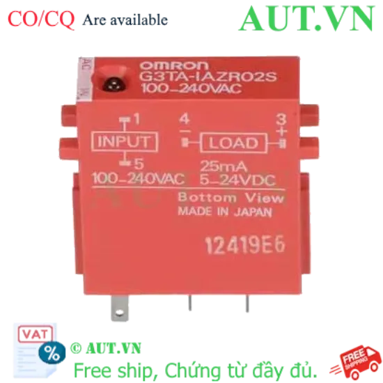 Ảnh của Relay bán dẫn Omron G3TA-IAZR02S AC100-240