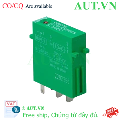 Ảnh của Relay bán dẫn Omron G3TA-IDZR02S DC5-24