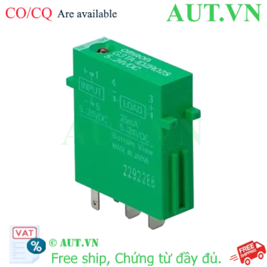 Ảnh của Relay bán dẫn Omron G3TA-IDZR02S DC5-24