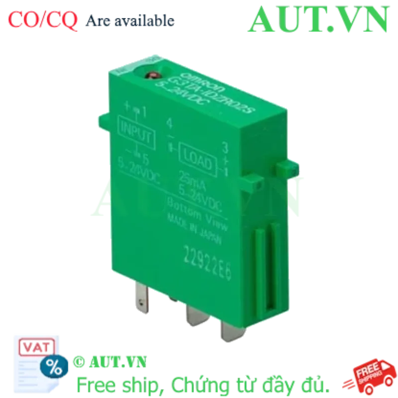 Ảnh của Relay bán dẫn Omron G3TA-IDZR02S DC5-24