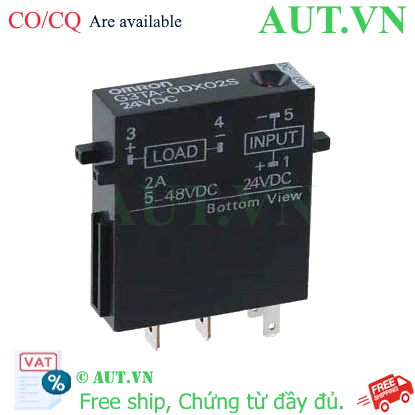 Ảnh của Relay bán dẫn Omron G3TA-ODX02S DC24