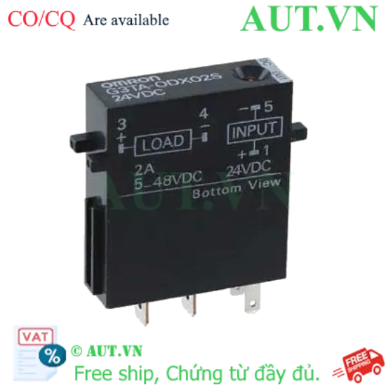 Ảnh của Relay bán dẫn Omron G3TA-ODX02S DC24