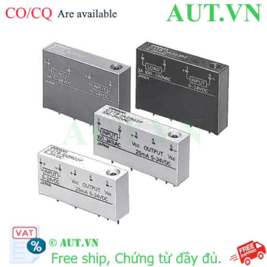 Ảnh của Relay bán dẫn Omron G3TB-OA203PZM-US DC4-24