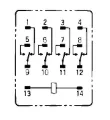 Ảnh của Rơ le trung gian  Omron MY4H DC24