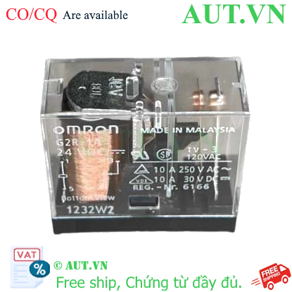 Ảnh của Rơ le trung gian Omron G2R-1A DC24