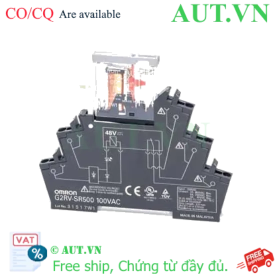 Ảnh của Rơ le trung gian Omron G2RV-SR500 AC100