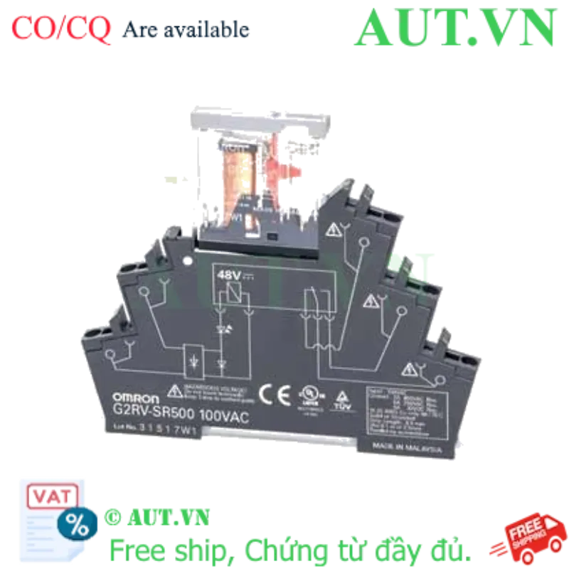 Ảnh của Rơ le trung gian Omron G2RV-SR500 AC100