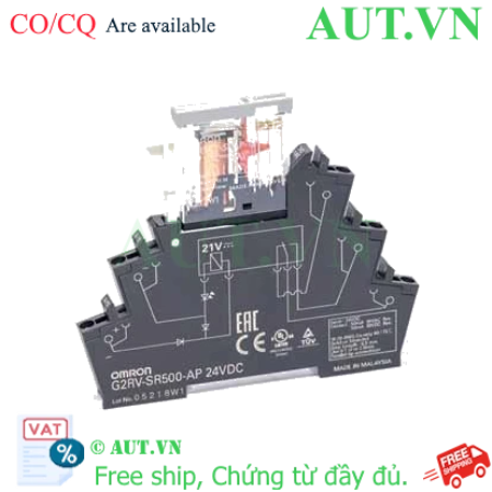 Ảnh của Rơ le trung gian Omron G2RV-SR500-AP AC/DC24