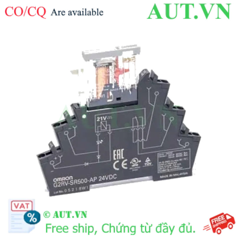 Ảnh của Rơ le trung gian Omron G2RV-SR500-AP AC/DC24