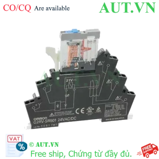 Ảnh của Rơ le trung gian Omron G2RV-SR501 AC/DC24