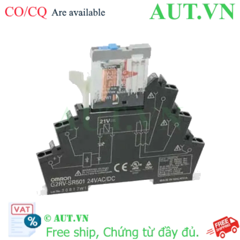 Ảnh của Rơ le trung gian Omron G2RV-SR501 AC/DC24