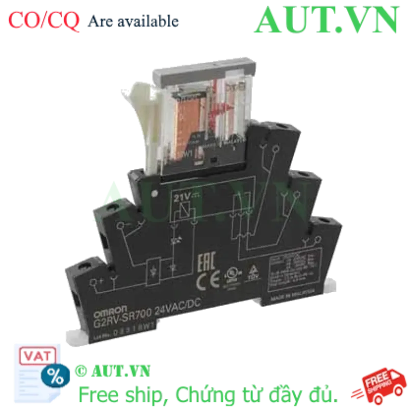 Ảnh của Rơ le trung gian Omron G2RV-SR700 AC/DC24