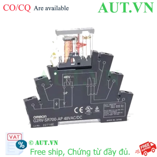 Ảnh của Rơ le trung gian Omron G2RV-SR700-AP AC/DC48