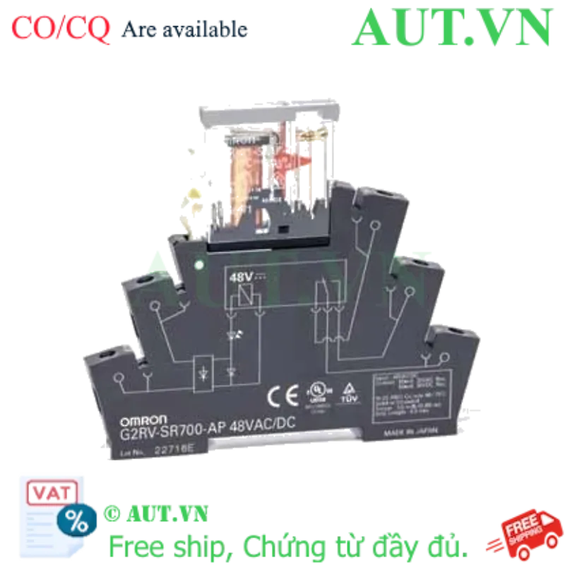 Ảnh của Rơ le trung gian Omron G2RV-SR700-AP AC/DC48