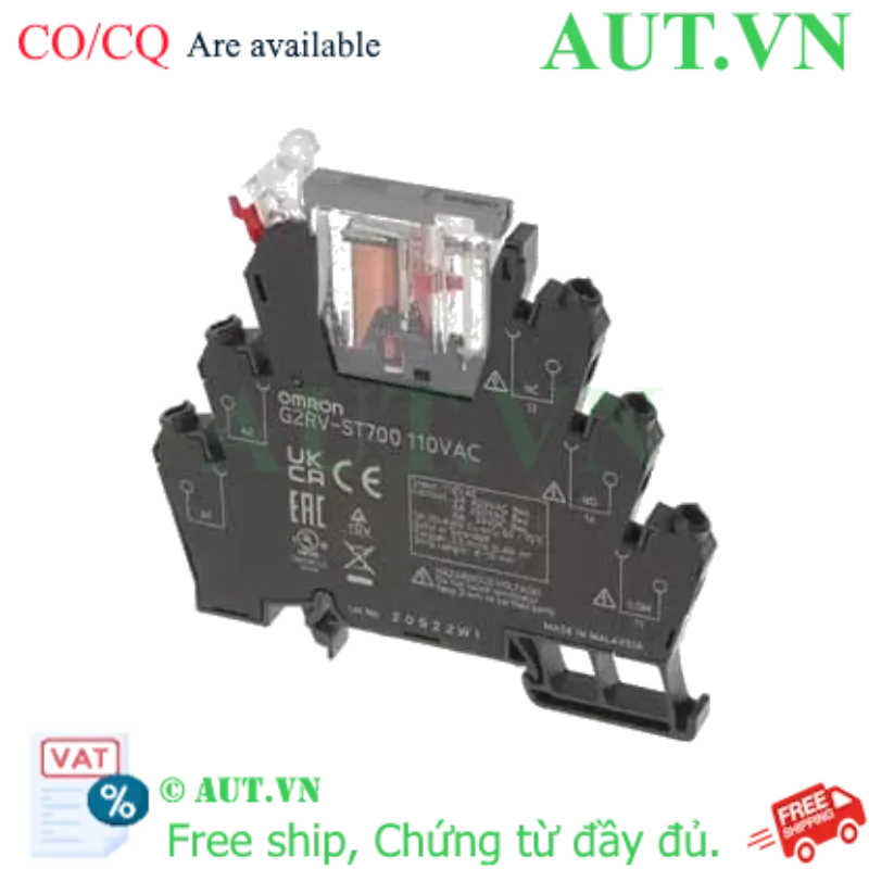 Ảnh của Rơ le trung gian Omron G2RV-ST700 110VAC