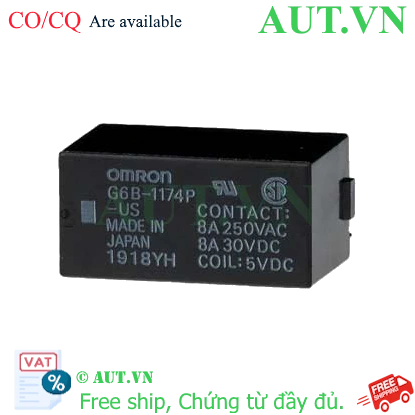 Ảnh của Rơ le trung gian Omron G6B-1174P-US DC5