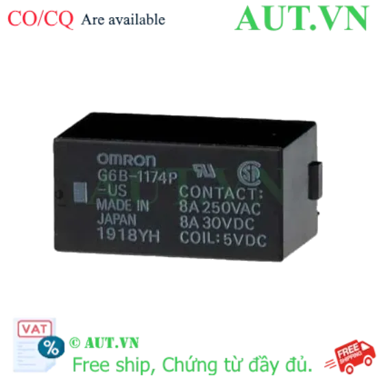 Ảnh của Rơ le trung gian Omron G6B-1174P-US DC5