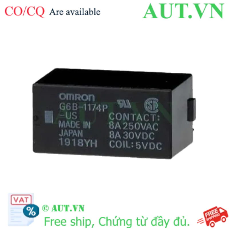Ảnh của Rơ le trung gian Omron G6B-1174P-US DC5