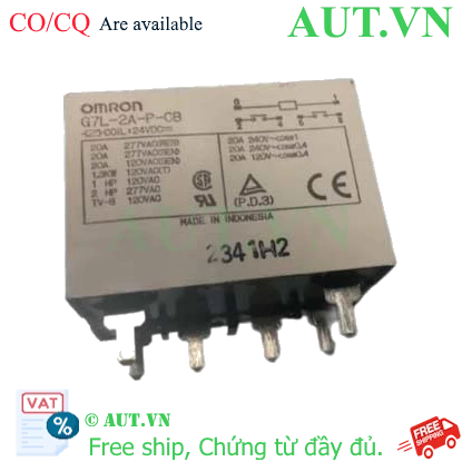 Ảnh của Rơ le trung gian Omron G7L-2A-P-CB DC24