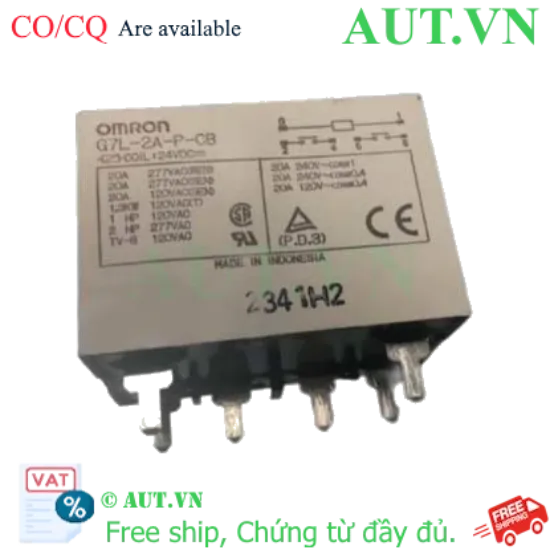 Ảnh của Rơ le trung gian Omron G7L-2A-P-CB DC24